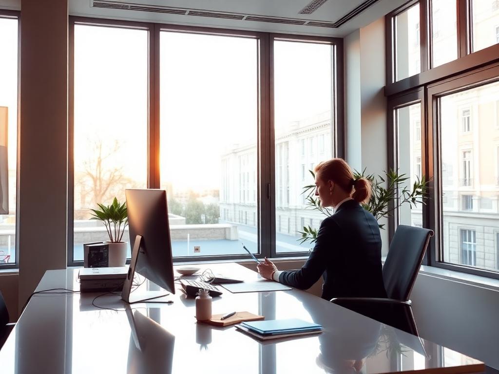 Modern office in Vienna