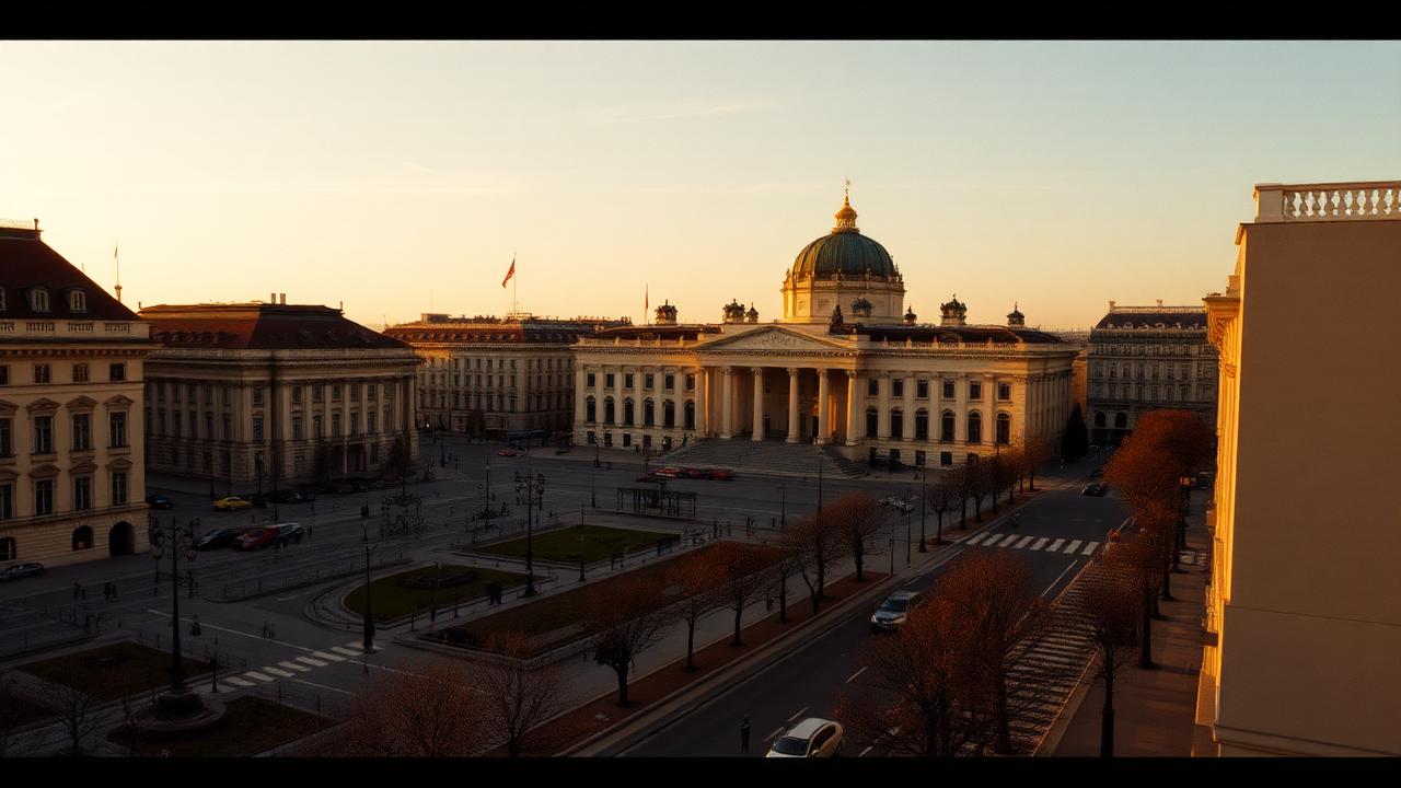 Vienna at golden hour